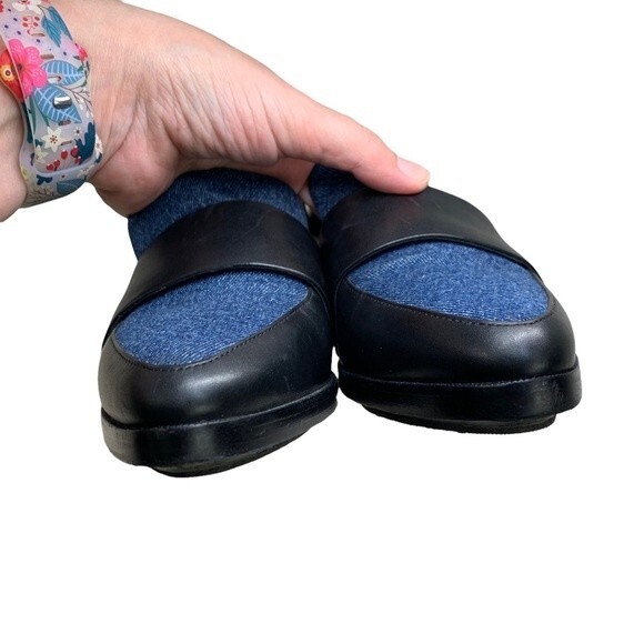 3.1 Phillip Lim Quinn Denim & Leather Loafers 37 / 7 - Picture 6 of 11